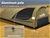 Mountview Double Swag Camping Swags Canvas Dome Tent Hiking Mattress Grey