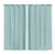 2x Blockout Curtains Panels 3 Layers w/ Gauze Room Darkening 240x230cm