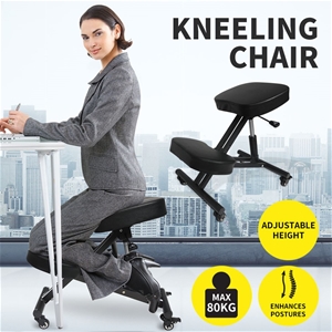Ergonomic Kneeling Chair Adjustable Comp