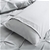 DreamZ Diamond Pintuck Duvet Cover Pillow Case Set in Super King in