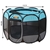 PaWz Dog Playpen Pet Play Pens Foldable Panel Tent Cage Portable Crate 52"