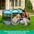 PaWz Poratble Foldable 8 Panel Pet Playpen Dog Cat Play Pens Cage Tent 52"