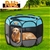 PaWz Poratble Foldable 8 Panel Pet Playpen Dog Cat Play Pens Cage Tent 62"