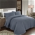 Dreamaker Premium Morgan Quilted Sandwashed coverlet Queen/King Bed