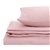 Natural Home Linen Quilt Cover Set Queen Bed Blush Pink
