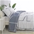 Dreamaker 250TC Egyptian Cotton Printed Quilt Cover Set Single Bed Creame