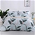Dreamaker 250TC Egyptian Cotton Printed Quilt Cover Set Single Bed Coconut