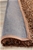 Small Dark Brown Handmade Silky Finish Shag Rug - 165X115cm