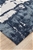 Large Denim Blue Abstract Jacquard Woven Rug - 400X80cm