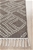 Large Grey Handmade Wool Scandi Flatwoven Rug - 280X190cm