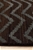 Medium Brown Matte Finish Tribal Chevron Rug - 230X160cm