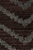 Medium Brown Matte Finish Tribal Chevron Rug - 230X160cm