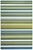 Medium Green Striped Rug - 230X160cm