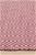 Large Pink Handmade Cotton & Jute Diamond Rug - 280X190cm
