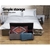 Artiss Storage Ottoman Blanket Box Velvet Foot Stool Rest Chest Couch