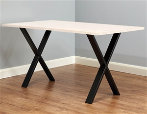 X Shaped Table Bench Desk Legs Retro Ind