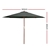 Instahut Umbrella Outdoor Pole Stand Sun Beach Garden Deck Charcoal 3M