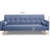 Artiss 3 Seater Linen Fabric Lounge Chair - Blue