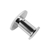 Self Adhesive Round Chrome Robe Hook Wall Mounted Drill Free