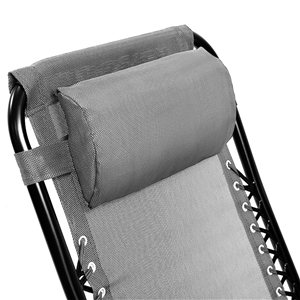 Zero Gravity Reclining Deck Chair - Grey