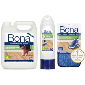 Bona Wood Floor Cleaner Pack w/ Microfib