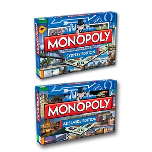 2PK Monopoly Board Game Sydney & Adelaid