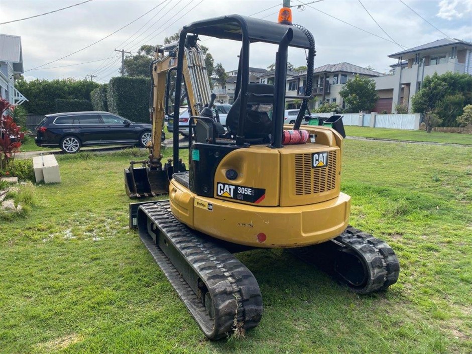 2018 CAT 305E2CR Mini Excavator (5.5 Tonnes) Auction (00015043109