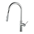 Chrome Solid Brass Round Mixer Tap w/ 360 Swivel Pull Out and Spray Option