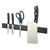 Black Magnetic Knife Holder Wall Strip Utensil Rack Bar Tool Shelf 400mm