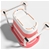1030x650mm Eco-friendly Foldable Adult Baby TPE Bathtub Oval Water Tub Pink
