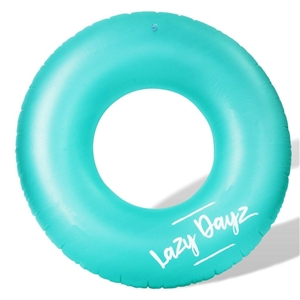 Pool Float Inflatable Swim Ring Teal/Pin