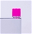 A5 Plastic BPA Free Flat Bottle 380ml Pink/Blue - Pink