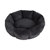 Charlie's Pet Faux Fur Calming Bed with Bolster Round Grey D68.5*30cm