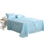 Dreamaker Cotton Sateen 300TC Sheet Set Sea Queen Bed