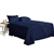 Dreamaker Cotton Sateen 300TC Sheet Set Navy Queen Bed