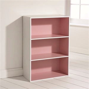 Wide 3 Shelf Unit / Pink