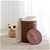 Sherwood Home Round Folding Bamboo Laundry Basket Hamper with Lid D38xH60cm