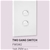 Qty 10 X Vynco Vertical Wall Light Switch Outlet 2 Gang 16A 250V