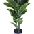 120cm Faux Artificial Potted Rubber Plant Fake Floral Foliage Home Décor