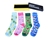 Unisex Bright Socks Sox Novelty YELLOW Funky Party Casual Formal Gift Box