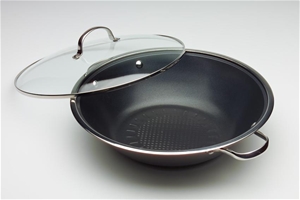 Stanley Rogers Stainless Steel Wok with 