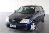 Unreserved 2003 Toyota Corolla Ascent Seca ZZE123R 