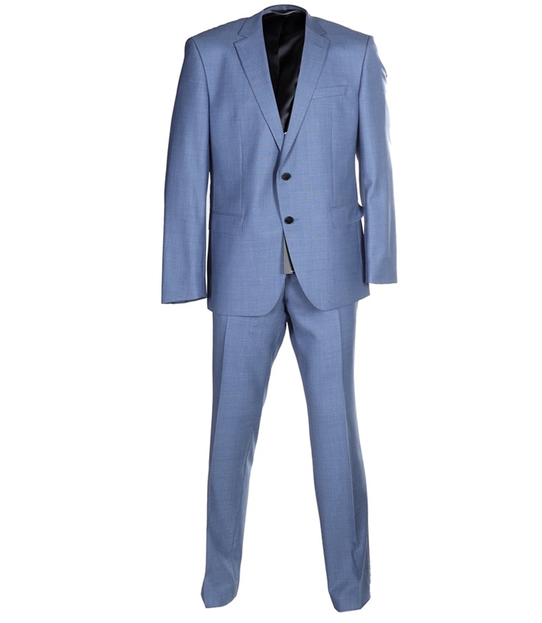 HUGO BOSS Men`s Suit Jacket & Pants, Size 54R, 100% Wool, Colour: Blue ...