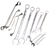 12 x Assorted Imperial WHITWORTH Spanners, Comprising; Combo 3/4ins, 11/16i