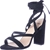 NOVO Women`s Mina Fashion Sandals, Suede Upper, Color: Black, Size: 7 AU. (