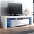 Artiss 130cm RGB LED TV Stand Cabinet Gloss Tempered Glass Shelf White