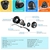 ULtech 1080P CCTV Security System 2 Dome Camera Home HD IP 2MP 1TB