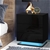 Artiss Bedside Tables Side Table RGB LED Lamp 2 Drawers Nightstand Gloss