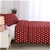 Dreamaker Printed Quilt Cover Set Red Penquins - King Single Bed