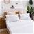 Dreamaker cotton Jersey fitted sheet Queen Bed White
